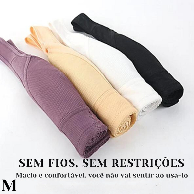 2024 Novo Sutiã Respirável com Fecho Frontal Elástico