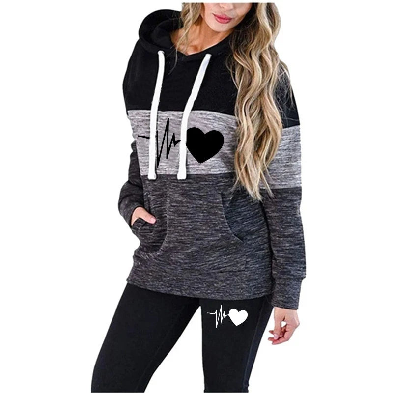 Conjunto de Moletom Coração