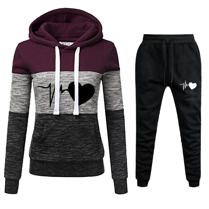 Conjunto de Moletom Coração