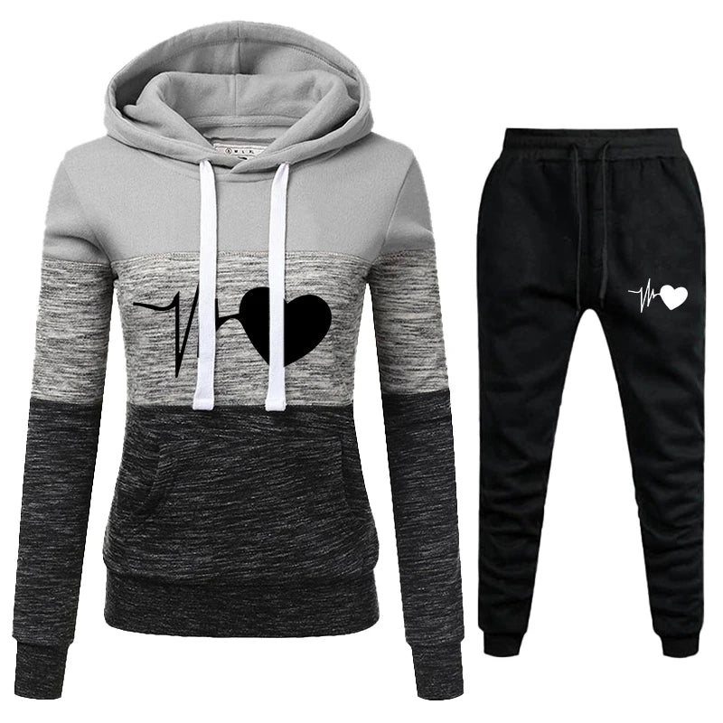 Conjunto de Moletom Coração