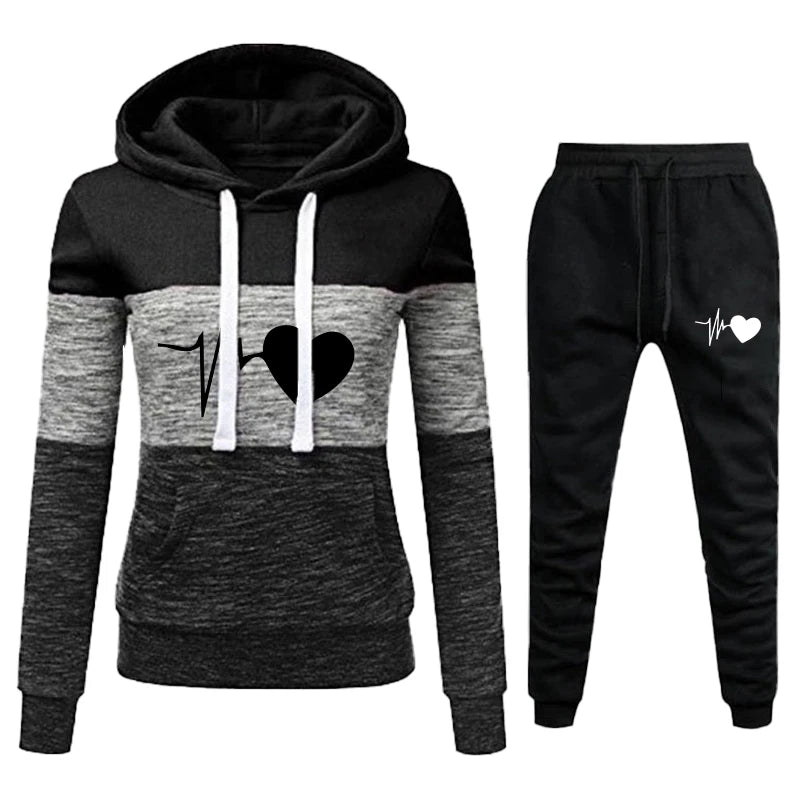 Conjunto de Moletom Coração