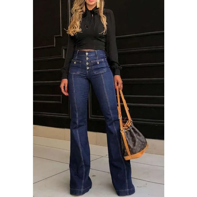 Jeans Donna Cintura Alta