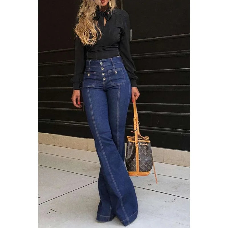 Jeans Donna Cintura Alta