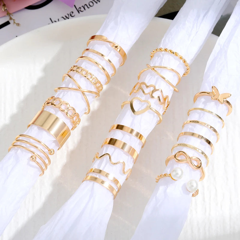 Conjunto de Anéis 20 peças
